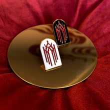 Load image into Gallery viewer, The Scarlet Temple Enamel Pin
